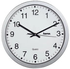  Hama Wanduhr CWA100 00186411 30cm Rund Analog Silber +Batterien