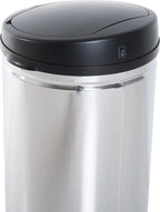  HOMCOM Edelstahl Automatik Sensor Mülleimer Abfalleimer IR Sensor Mit/ohne Inneneimer Rund 50 L