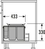  Hailo Abfallsammler XXL 600 18/D/8,5/8,5/P/P
