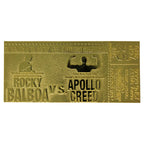 FANATIC FaNaTtik Rocky II Replik Superfight II Ticket (vergoldet) FNTK-ROCKY-102G