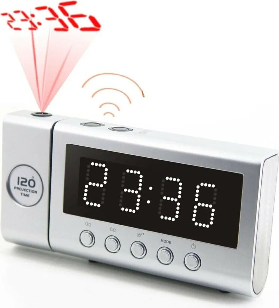  Soundmaster FUR6100SI PLL UKW Funkuhrenradio Mit Projektion