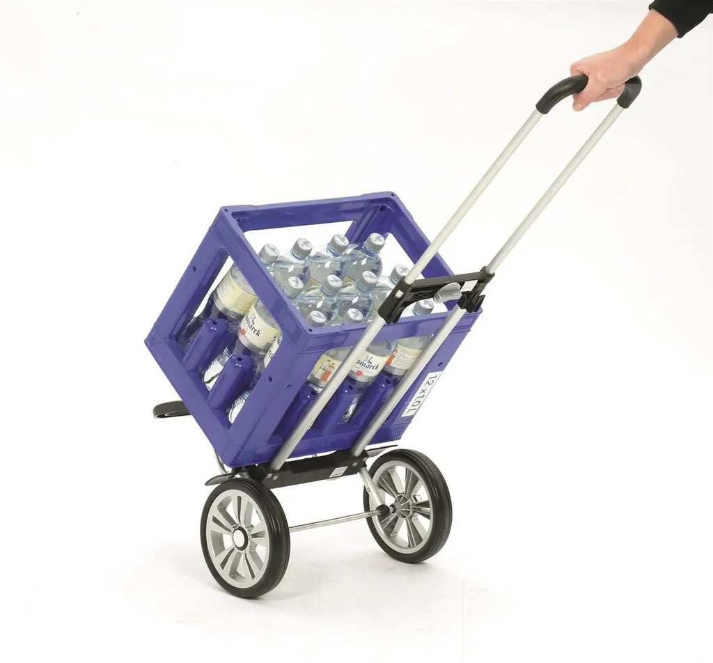 Andersen Shopper Alu Star Höhenverstellbar Mit Rad Ø 20cm Und 47 Liter Tasche Mara Schwarz