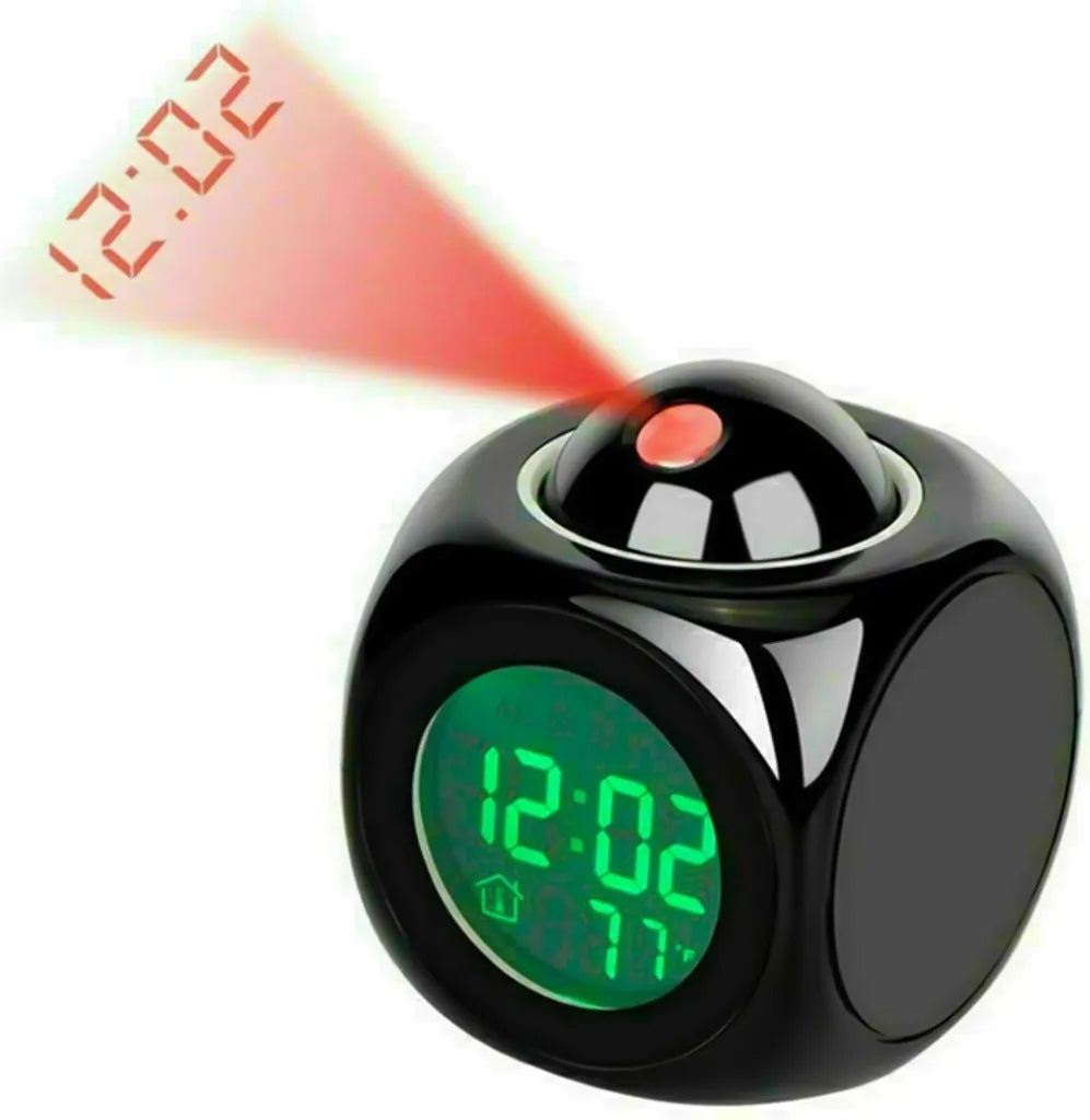  Digitaler Projektionswecker Mit LCD-Display Sprachsprechender LED-Projektor Wecker