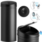  Kesser® Automatik Sensor Mülleimer Abfalleimer Abfall EDELSTAHL Papierkorb, Liter:40 Liter, Farbe:40 Liter SCHWARZ
