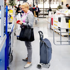  Wuuhoo I Einkaufstrolley Shoppy Mit Rollen 34 L I Einkaufswagen Faltbar, Abwaschbar I Verstärktes Material