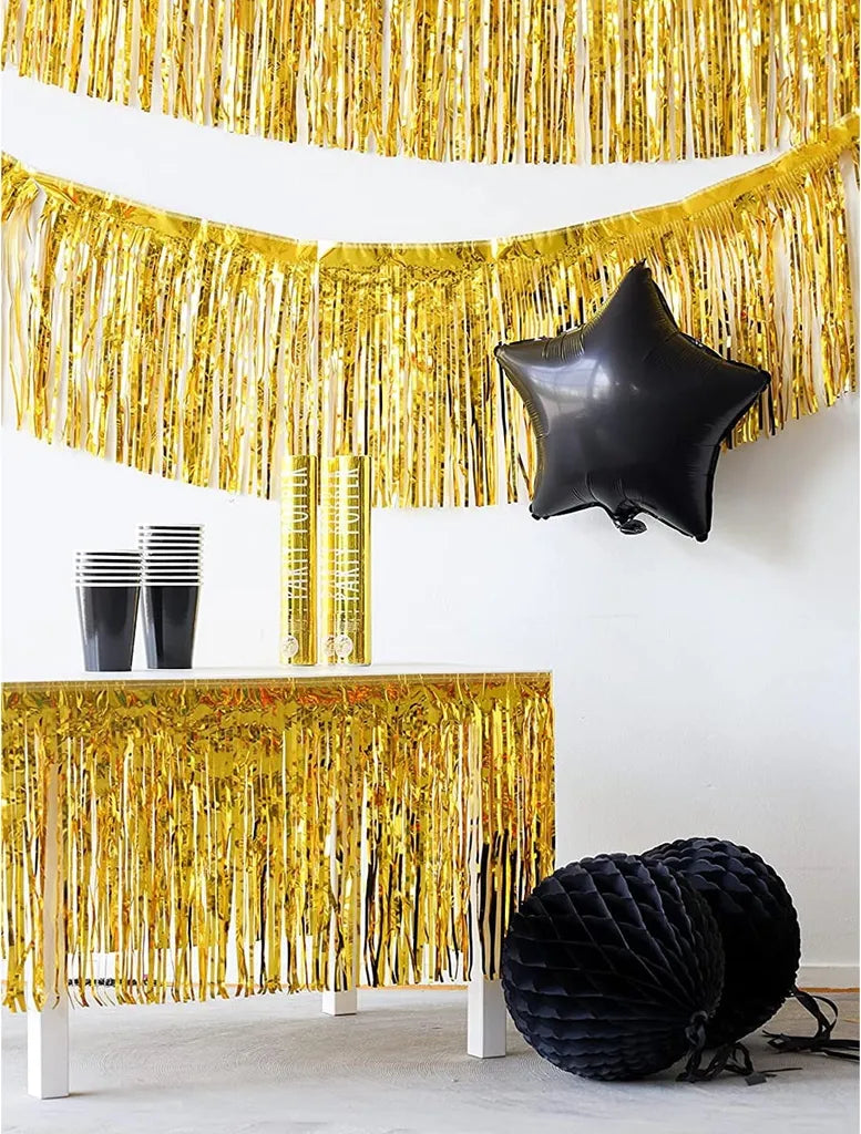  Goldene Lametta-Girlande (10m)