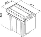 Franke Abfalltrennsystem Cube 30 (134.0039.553) - Handauszug