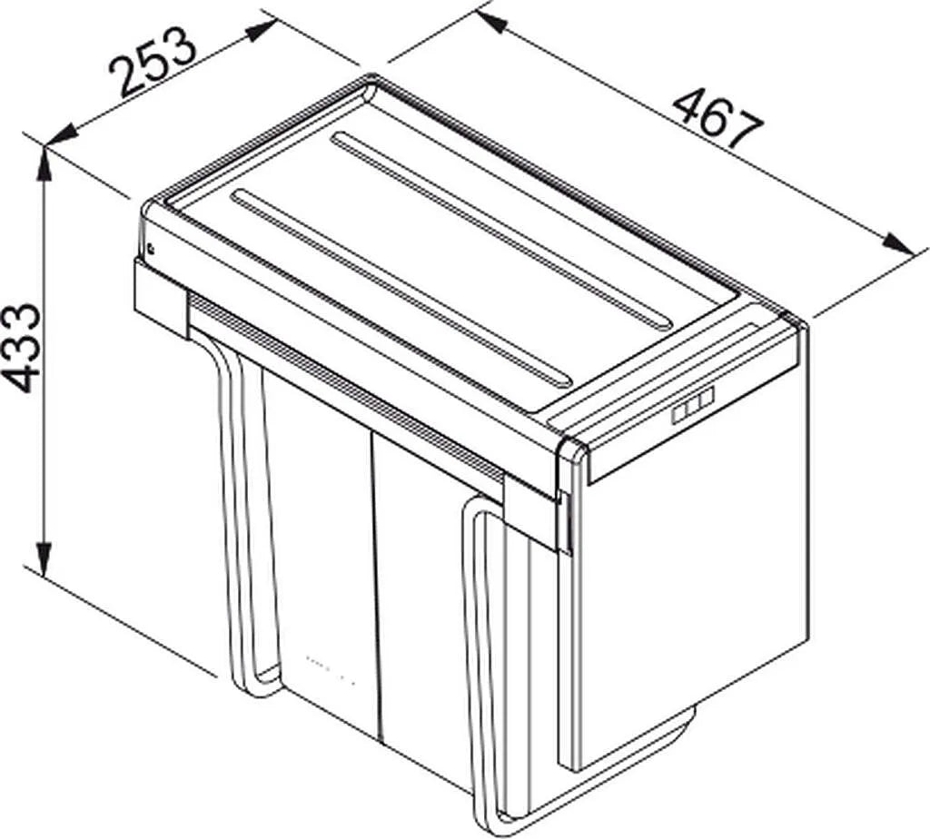  Franke Abfalltrennsystem Cube 30 (134.0039.553) - Handauszug