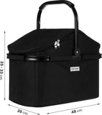  Kühlkorb 25 Liter Schwarz - Schwarz
