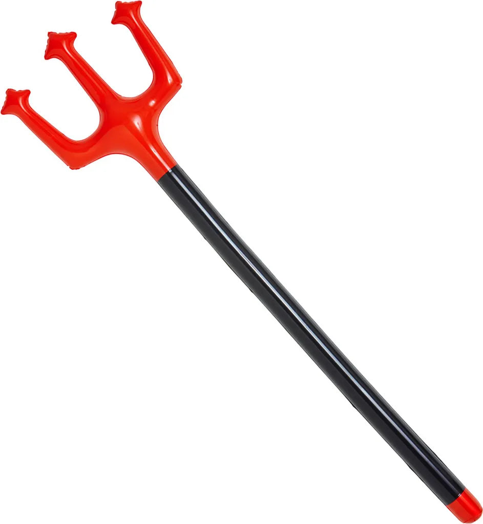 WIDMANN Aufblasbarer Teufel Dreizack 105 Cm - Teufelsgabel Halloween