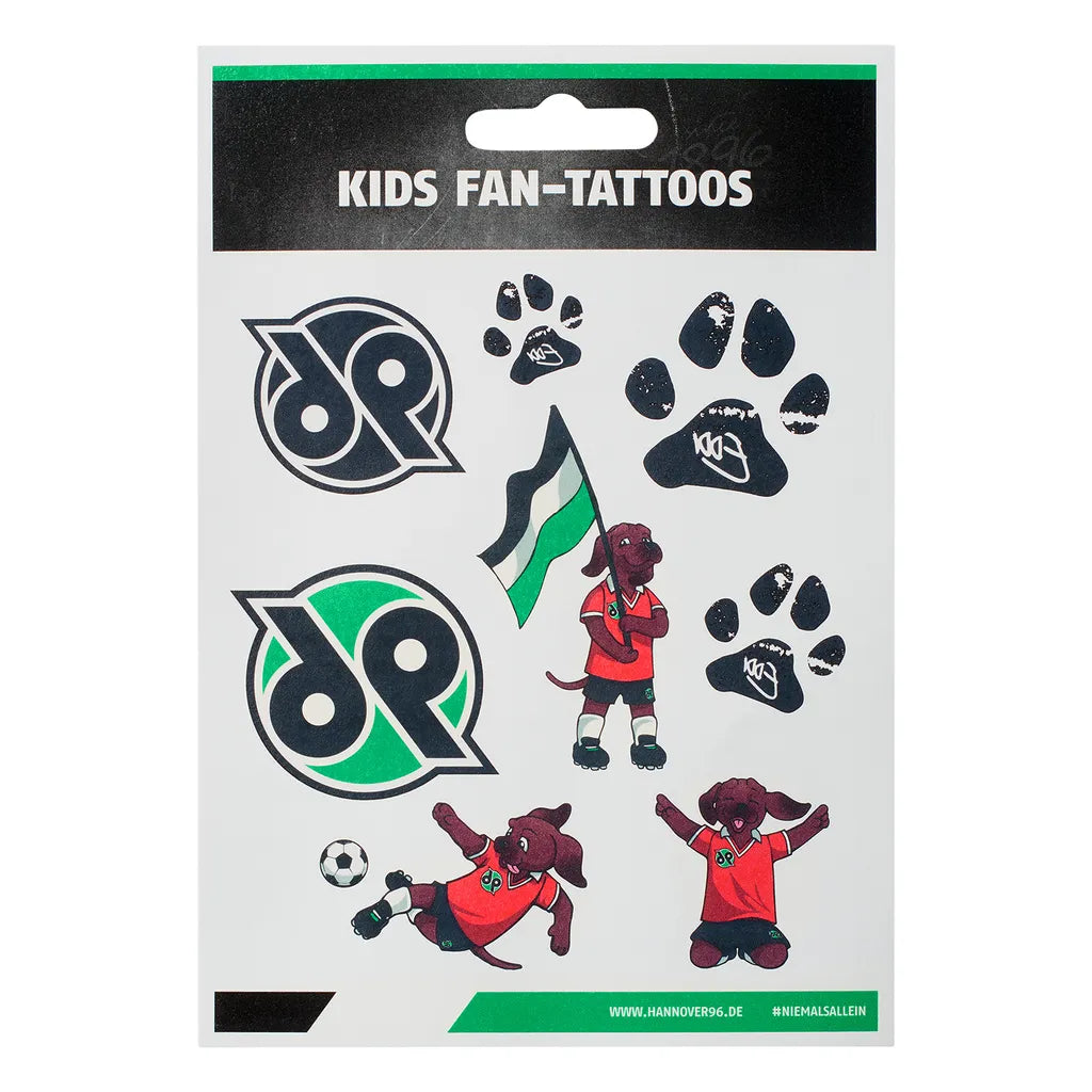  Hannover 96 Fan-Tattoos „Kids" 8 Motive