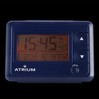  ATRIUM Wecker Digital Quarz Funkwecker A720-5 Licht Innentemperatur Blau