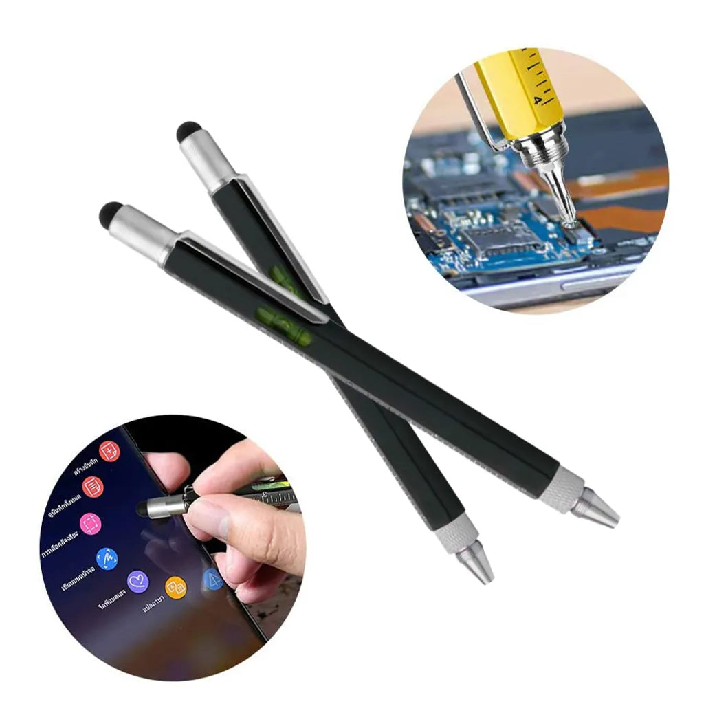  Multi Tool Tech Pen Gadgets Tools Für Männer, Personalisierte Geschenke Für Papa Oder Ihn, Lustiges Geschenk Für Weihnachten, Vatertag, Valentinstag Oder Geburtstagsgeschenke(Schwarz)