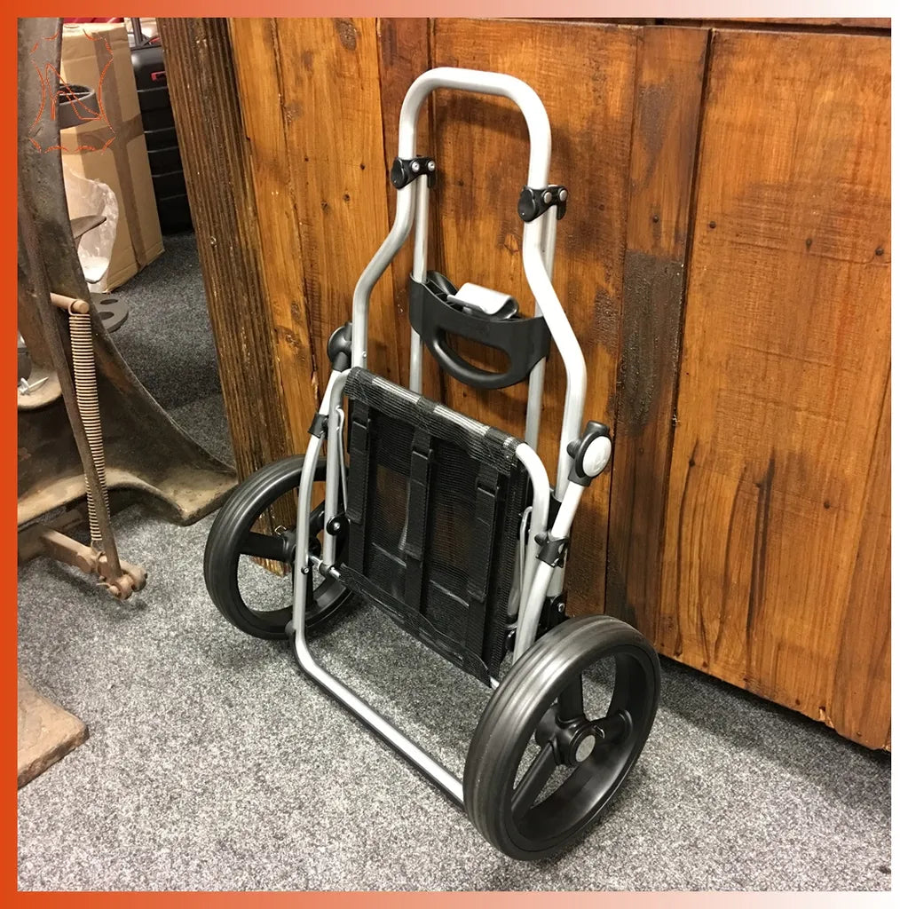  Andersen Einkaufstrolley Royal Sondermodell Aus Stahl Mit Metallspeichenrad 25 Cm Und 45 Liter Einkaufstasche Wismar Schwarz/blau Mit Kühlfach