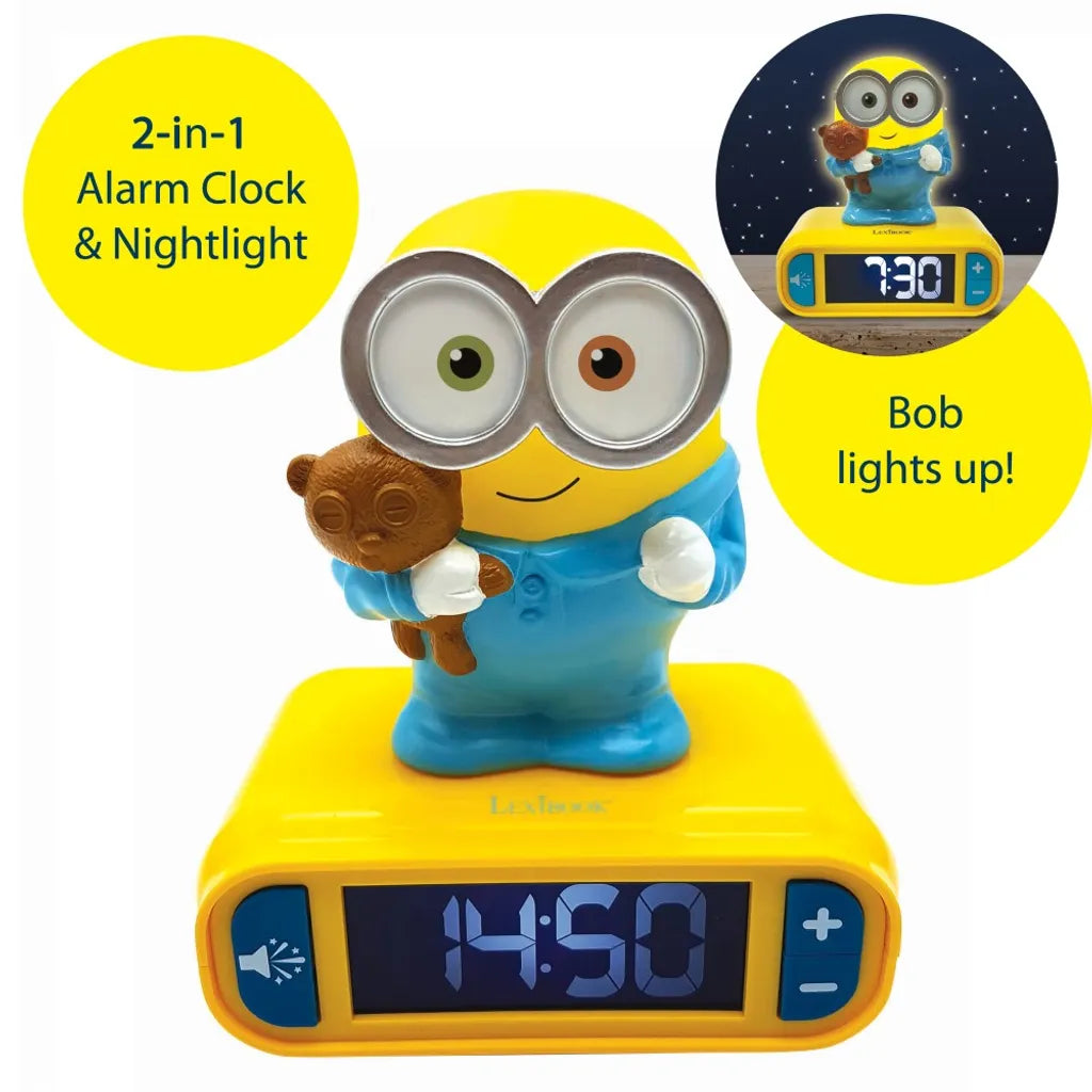  Lexibook RL800DES Despicable Me Minions Kinder Uhr Mit Nachtlicht