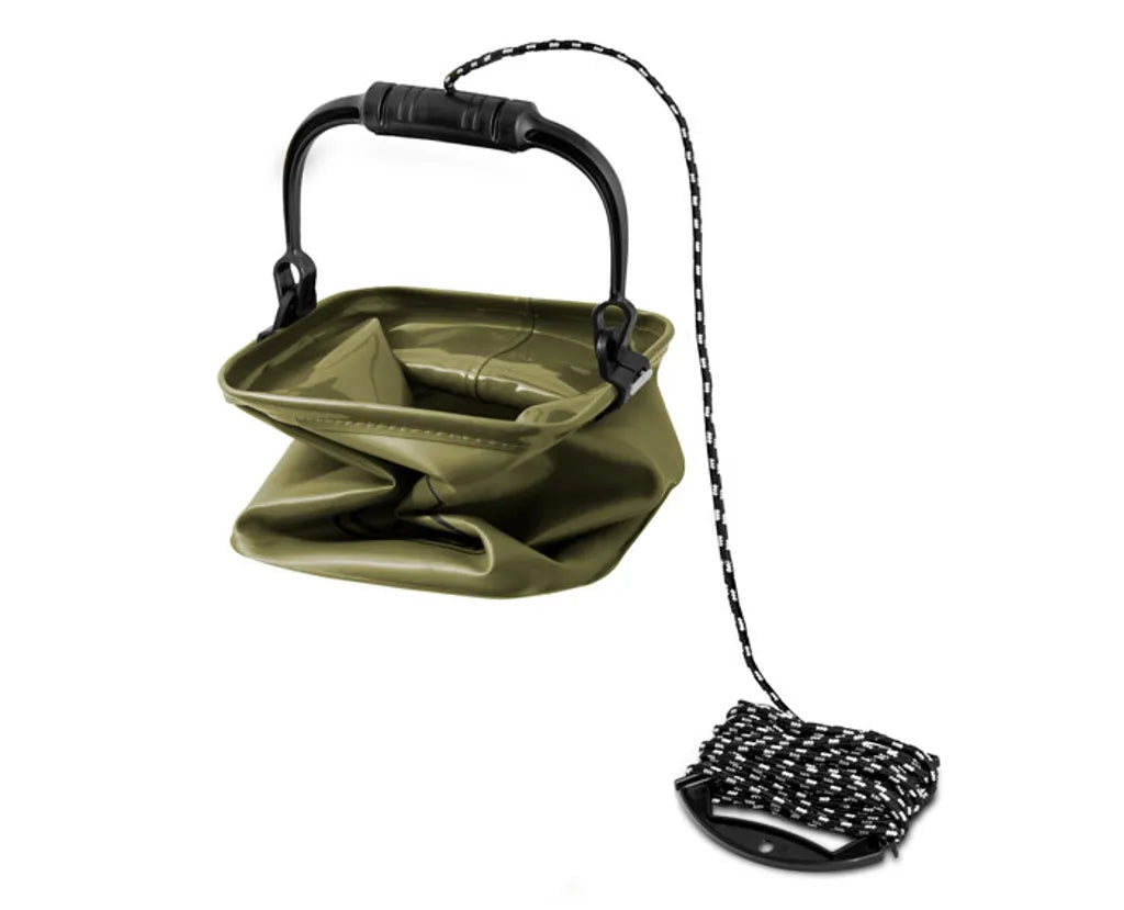  DELPHIN Falteimer CUBO, Angeleimer, 18x18x20cm, Grün, 101001018