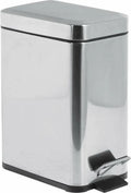  SIMPLE LINE Abfalleimer Rechteckig 5l, Polierter Edelstahl