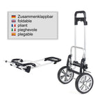  Andersen Shopper Alu Star Höhenverstellbar Mit Rad Ø 20cm Und 47 Liter Tasche Mara Schwarz