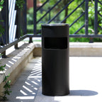  Standaschenbecher 30 L Mit Aschenbecher Schwarz 60,5 X 24,5 Cm Für Draußen Mülleimer Abfalleimer Mit Inneneimer SONGMICS LTB17C