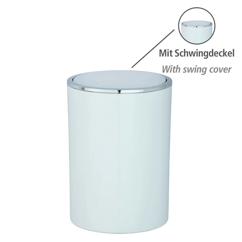 Wenko Schwingdeckeleimer Inca White