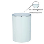 Wenko Schwingdeckeleimer Inca White