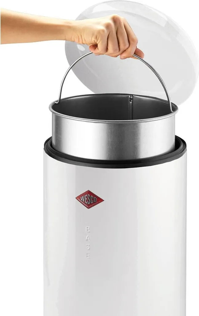  WESCO 134731 Big Baseboy Mülleimer 30L - Weiß