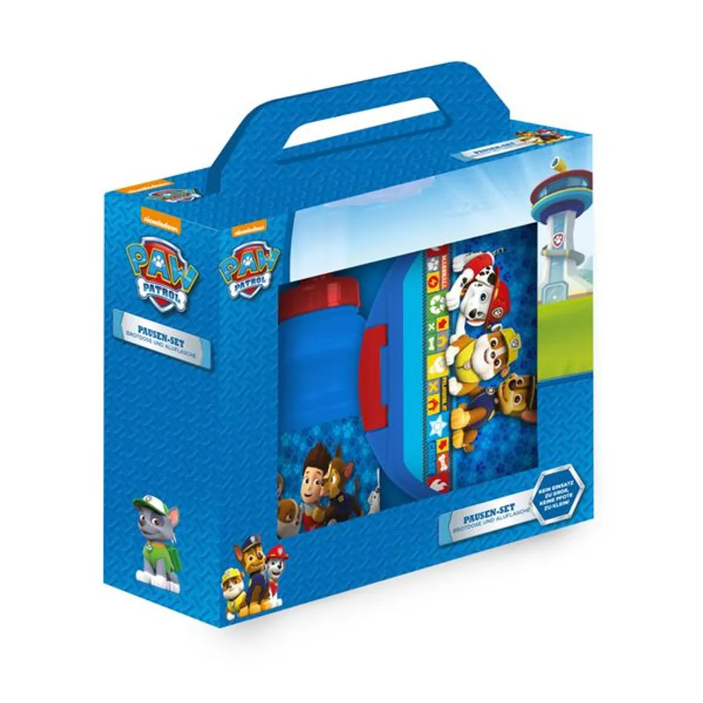  Paw Patrol Pausenset Mit Brotdose Und Trinkflasche