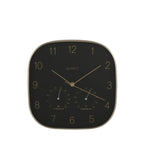  Mica Decorations Andy Wanduhr - L29 X B4,5 X H29 Cm - Schwarz