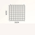  Gitter Pinnwand Metallgitter Deko Wand – Haftnotiztafel Gitter Deko Gitter Wand – Fotogitter Fotowand Metall – Wandgitter Schwarz – Zimmer DIY,Schwarz