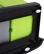  HOMCOM Mülleimer Abfalleimer Mit Sensor 72 L Mülltrennsystem 3 Fächer Edelstahl Silber 42 X 30 X 81 Cm