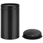  VidaXL Automatischer Sensor-Mülleimer 50 L Kohlenstoffstahl Schwarz