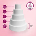  Styroporscheibe - Cake Dummy - Set 4