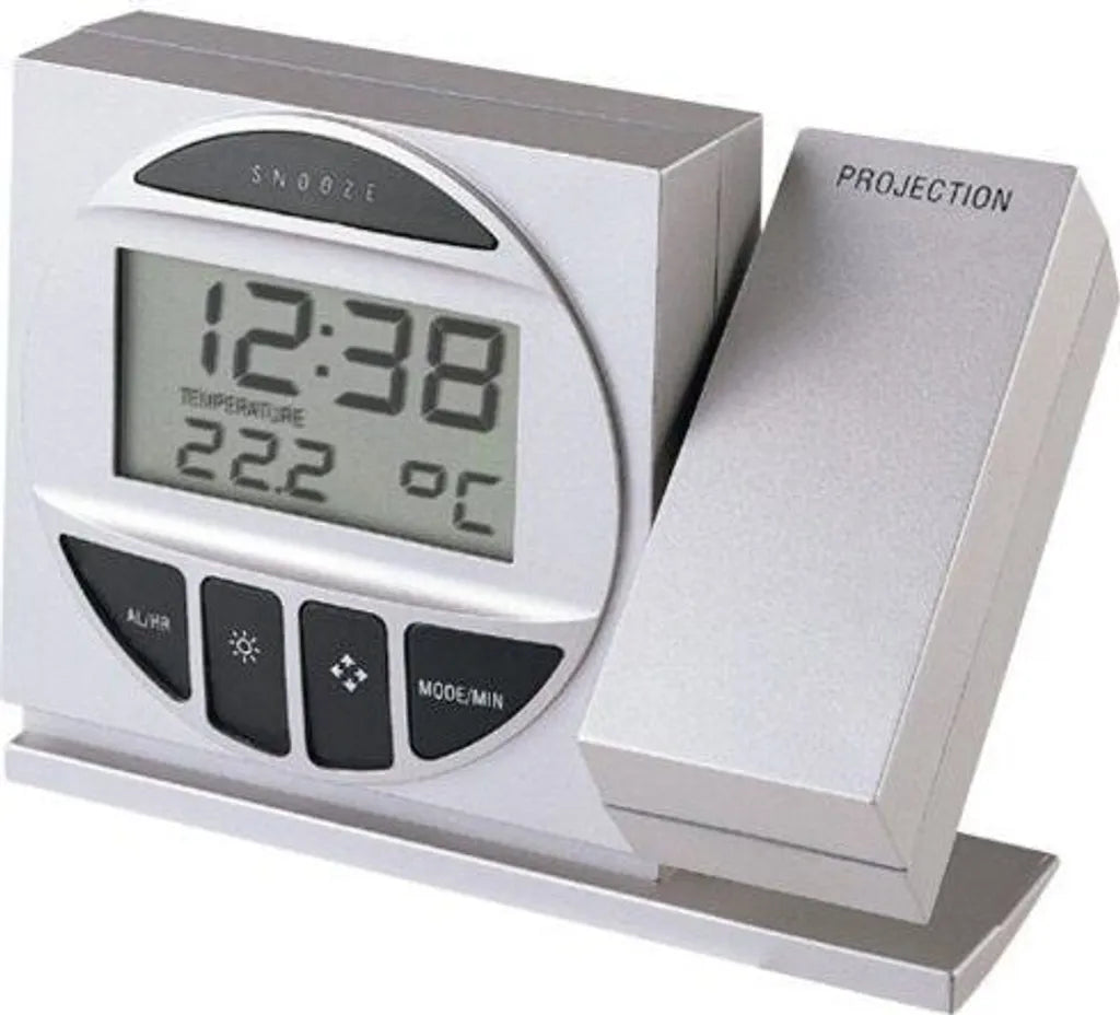  PROJEKTIONS-UHR FUNK-WECKER FUNKUHR TEMPERATUR FUNKWECKER TECHNOLINE WT 590/mit Batterie