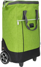  Punta Big Wheel Einkaufsroller Shopper Einkaufswagen Shopping Trolley Einkaufstrolley Trolly Große Räder 10303-0700 Two Tone Grün + Thermo Tasche