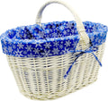  MyBer Einkaufskorb Weidenkorb Flaschenkorb Geschenkkorb Geflochten BTH 46/33/25-34cm Stabiler Tragekorb Aus Weide K13-113-W-SBWW
