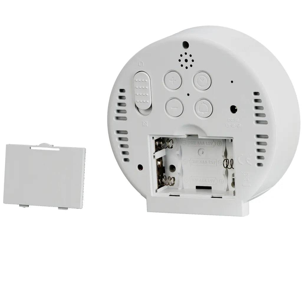 Bresser MyTime Echo FXR Wecker Farbe: Weiss, LED Farbe: Weiß