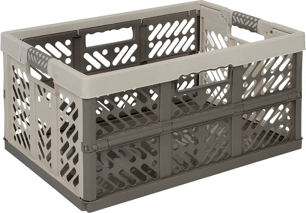 Keeeper Profi-Klappbox "ben", 45 Liter, PP, Creme / Taupe
