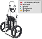  Andersen Shopper Royal Alu Klappbar Mit 3-Speichenrad Ø 25cm Und 51 Liter Tasche Ine Grün