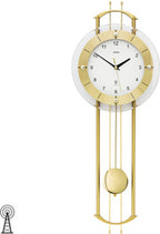  AMS Funk-Pendeluhr, Funkpendelwerk, 24x68x7cm, 5257