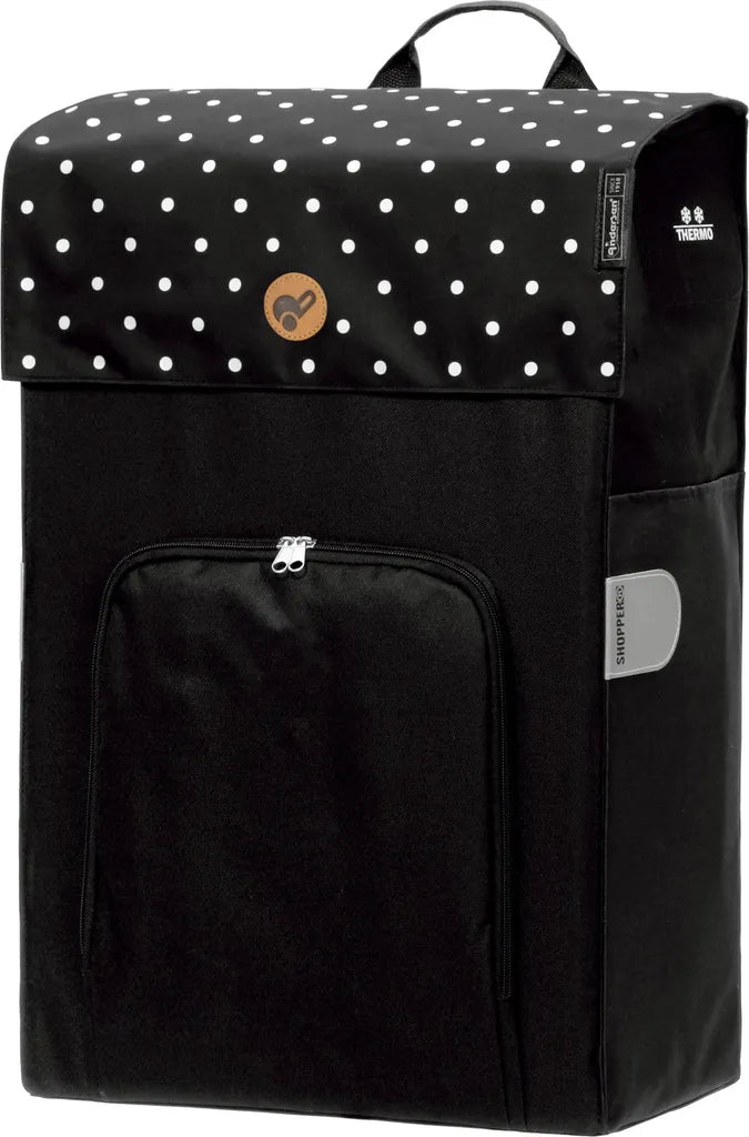  Andersen Shopper Quattro Mit 4 Rädern, Höhenverstellbar Mit Rad Ø 15 Und 20cm Und 45 Liter Tasche Malit Schwarz Mit Kühlfach