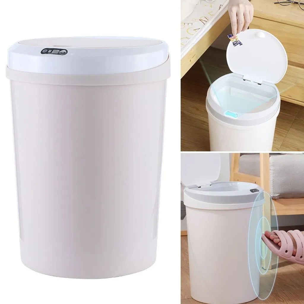  Intelligenter Mülleimer Automatischer Mülleimer Mit Intelligentem Sensor 12l- Rosa/ Wiederaufladbar