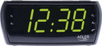  Adler Uhrenradio Radiowecker Mit Extragroßem Display, Dimmbar / Snooze Funktion