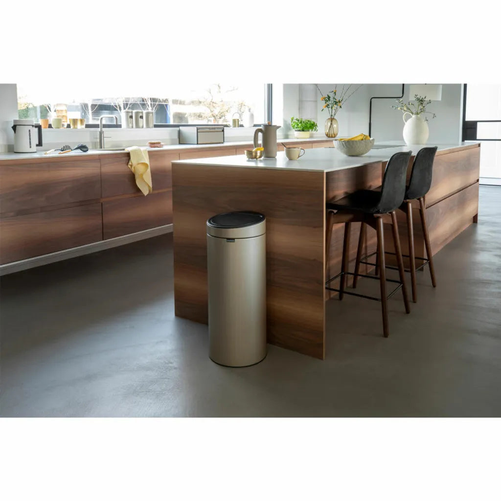  Brabantia Kitchen Touch Bin, Champagner, 30 L