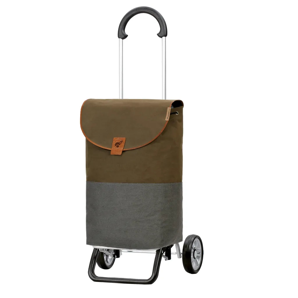  Andersen Shopper Scala Plus Alu Klappbar Mit Rad Ø 15 Cm Und 36 Liter Tasche Priya Khaki