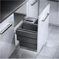  Hailo Abfallsammler 60cm Unterschrank Auszug CS Slide 60.3/54 Cargo Synchro 54 L