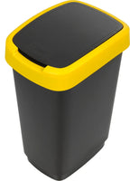  3er-Set Abfalleimer Mülltrennug 3x25L Rotho Twist Abfallbehälter Mülleimer Recycling