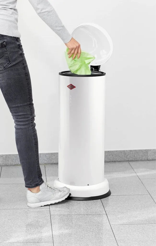  WESCO 134731 Big Baseboy Mülleimer 30L - Weiß