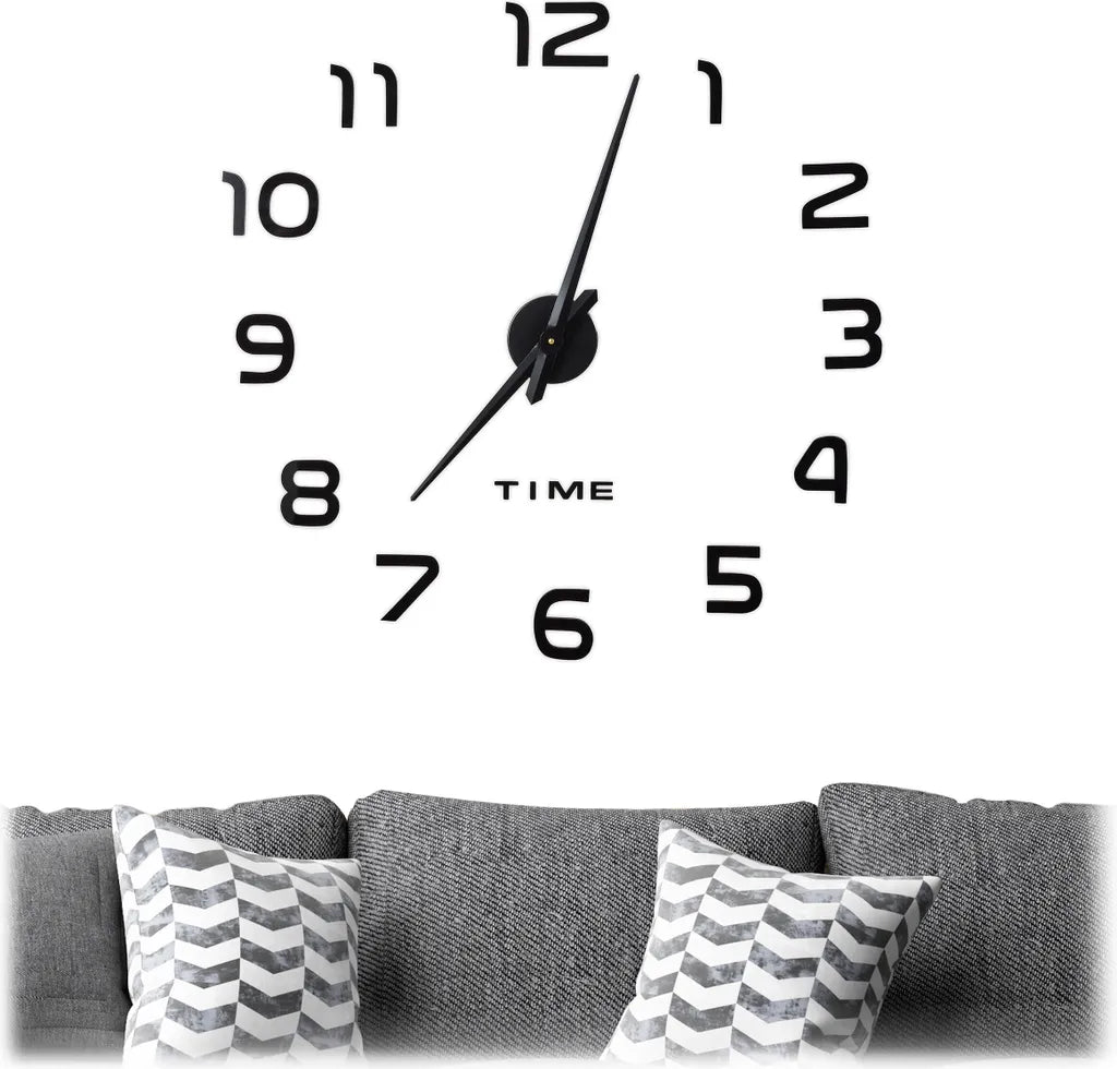  Relaxdays DIY Wanduhr Mit 3D-Zahlen