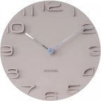  Karlsson Wanduhr On The Edge Grau