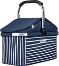  Kühlkorb 25 Liter Blau Weiß - Navy